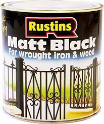 Rustins Matt Black Paint