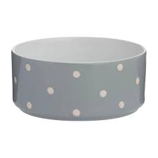 Polka Dot Dog Bowl-large