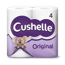 Cushelle Toilet Roll x4