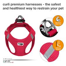 Dog Harness Curli Air Mesh XS Red