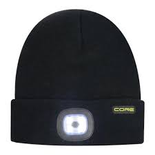 Hat Men`s Beanie With LED Rechargeable