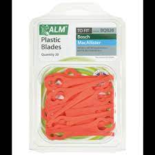 BQ026 ALM Trimmer Plastic Blades 20pk
