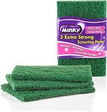 scouring pads minky x3 pack