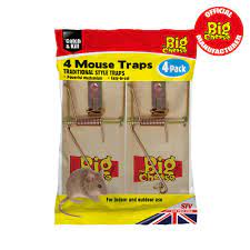 Mouse trap 4 pack big cheese