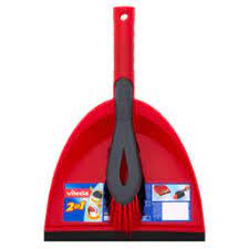 Vileda 2 in 1 Brush & Pan set