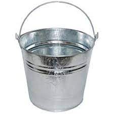 Galvanised Metal Bucket 12L