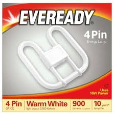 Light bulb warm white 38w 4 pin