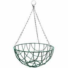 12" Green Hanging Basket