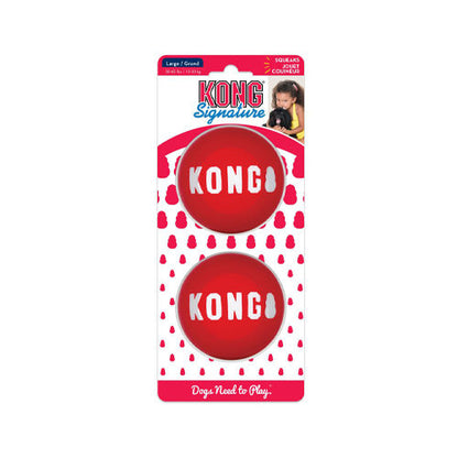 Kong Signature Ball Small 2 Pack