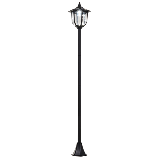 Elegant 1.77m Solar LED Garden Lamp Post - Eco-Friendly Illumination