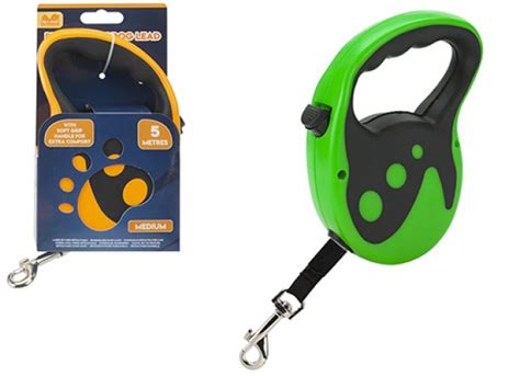 Retractable Dog Lead 3m Assorted Colours