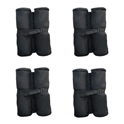 4 Pc Gazebo Sand Bag Weight Set-Black
