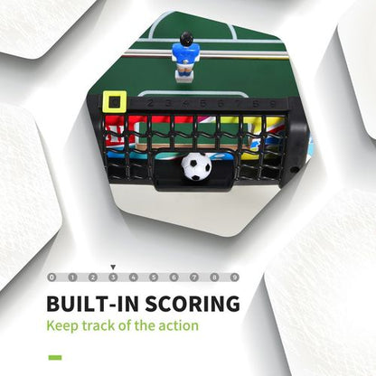 2.8FT Football Table Classic Pub Gaming 22 Players 2 Teams Scoreboard HOMCOM