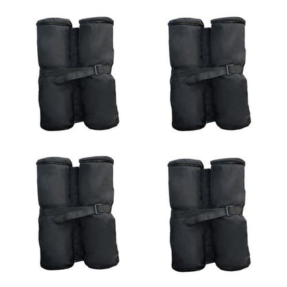 4 Pc Gazebo Sand Bag Weight Set-Black