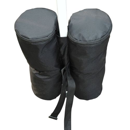 4 Pc Gazebo Sand Bag Weight Set-Black